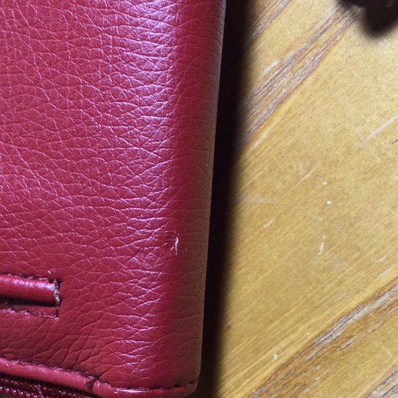 Croft & Barrow Red Wallet Wristlet - Picture 8 of 8